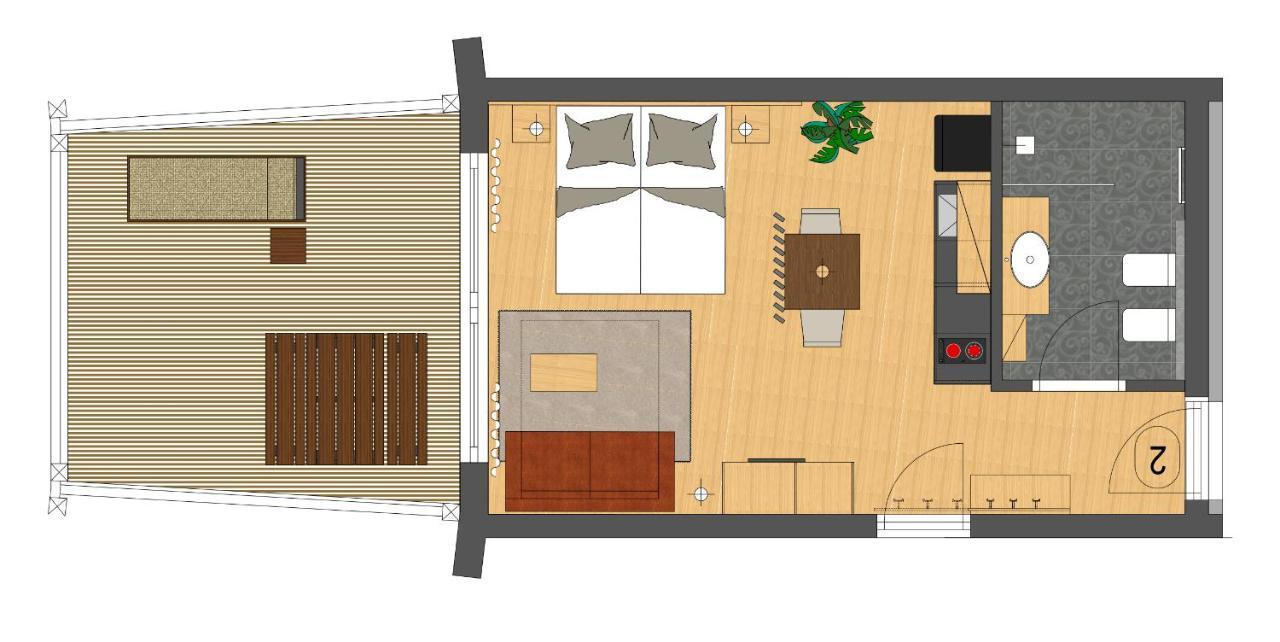 Kastelart - Karbon Aparthotel Castelrotto Ngoại thất bức ảnh